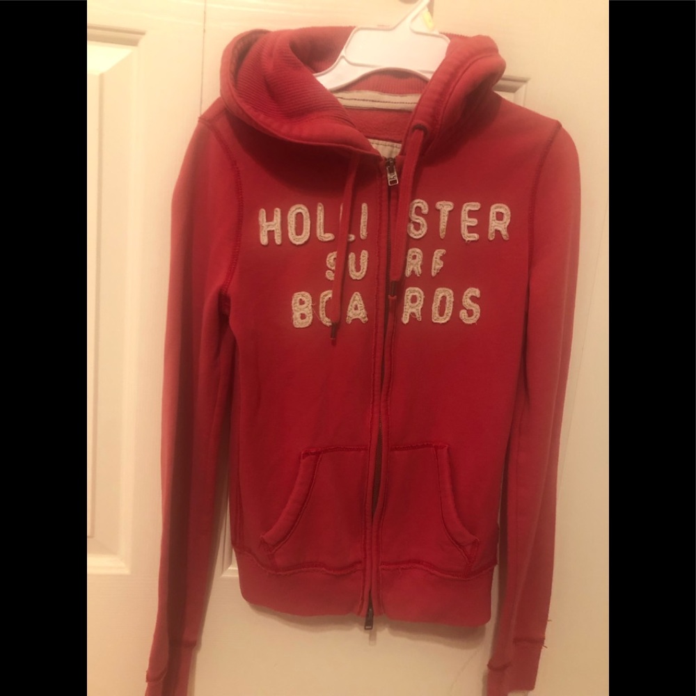 Hollister full zip hoodie